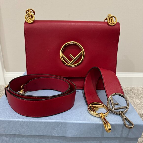 Fendi Zucca FF Medium Shoulder Bag - Picture 1 of 8